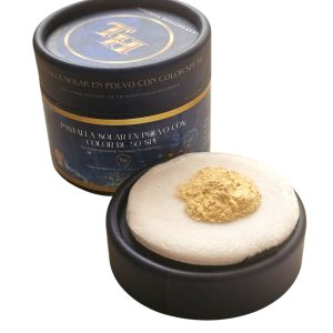 Pantalla Solar en Polvo con Color FPS 50  con Cobre Coloidal de Tecnología Hialoplásmica.